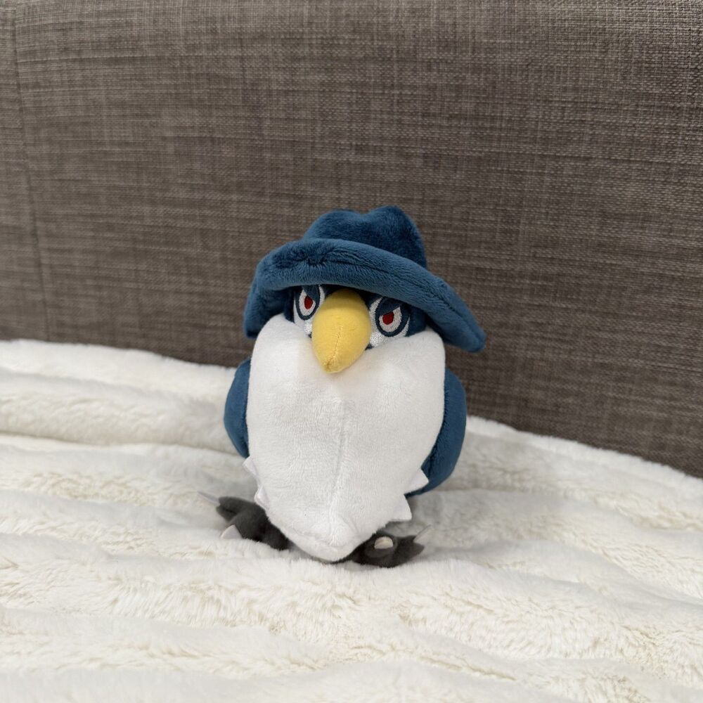 Pokemon Center Original Honchkrow Sitting Cuties Plush Fit Unused